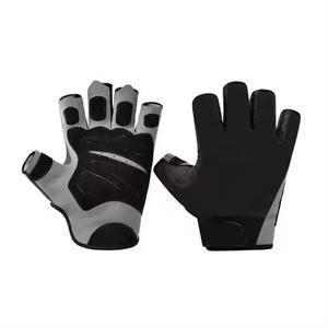 Guantes de fitness para gimnasio con logotipo personalizado de alta calidad al por mayor por buen fabricante, nuevo estilo, el mejor Material, cuero de baja tasa - Product Image 1