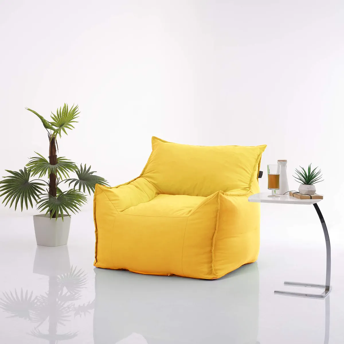 Modernes einfaches Design Großhandel Single Leisure Sitzsack Sofa Luxus Wohnzimmer Lounge Relax Lazy Sofa