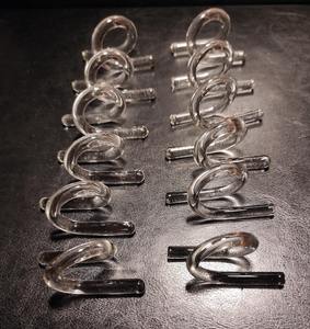 Handmade Luxury Polyresin Napkin Ring Holder Transparent Kitchen and Restaurant Swirl Best Polished Custom Logo for Parties - Product Image 1