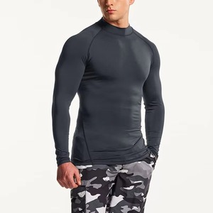 Wholesale Lightweight Men's Quick-Dry Gym <b>Compression</b> Tops Breathable Spring Jogging Wear for Running Quick-Dry <b>Base</b> <b>Layer</b> Top - Product Image 1