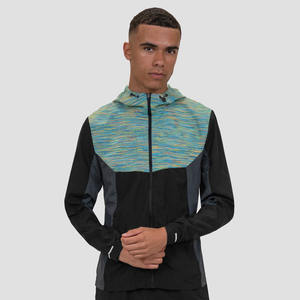 Unisex <b>Lightweight</b> Nylon Windbreaker Fitness <b>Jacket</b> with Hood Zipper Printed Casual Outdoor <b>Summer</b> Wear Short Set for <b>Men</b> - Product Image 3