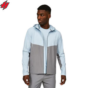 Ensemble de survêtement léger en nylon personnalisé par l'usine OEM, veste et pantalon, coupe-vent, imperméable, anti-UV - Product Image 4