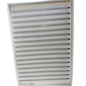 Extensiones de Pestañas Naturales Largas CAMELLIA 4D Tray XL Hechas a Mano con Pelo Sintético Suave y Liso para Salón de Belleza, Fácil de Pegar, Vietnam - Product Image 5