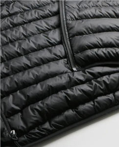 Chaqueta Acolchada Extra Grande con Cierre de Alta Calidad, Chaqueta Informal de Moda para Hombre con Logotipo Personalizado - Product Image 3