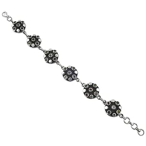 Bracelet en argent 925 plaqué rhodium avec zircone cubique pour femme, prêt à offrir - Product Image 2