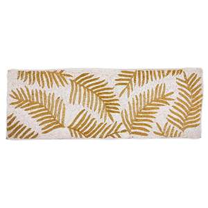 Mantel de Mesa a Rayas Dorado y Blanco para Acción de Gracias, Hecho a Mano con Cuentas y Bordado, de Gasa, para Decoración del Hogar y Fiestas - Product Image 5