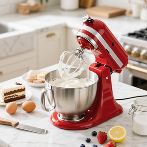 ชุดอุปกรณ์ผสมอาหารสแตนเลส 3 ชิ้น สำหรับเครื่องผสมอาหาร ใช้กับเครื่องล้างจานได้ ทนทาน หัวตีแบบ 6 ลวด หัวตีแป้ง หัวตีแบบแบน สำหรับเครื่องผสมอาหาร <span class=keywords><strong>Kitchenaid</strong></span> - Product Image 6