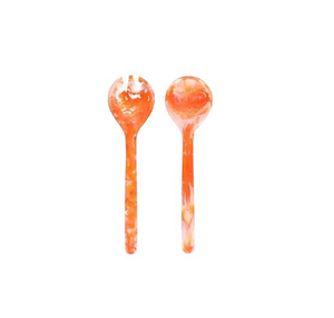 Cena Cuchara de ensalada de resina Servidores de ensalada de mango largo Disponible Juego de 2 piezas 9 pulgadas al mejor precio - Product Image 4