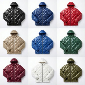 Chaqueta Acolchada Gruesa y Brillante para Hombre, Chaqueta Bomber Impermeable con Capucha, Chaqueta de Plumón de Invierno, Personalizada OEM/ODM - Product Image 6