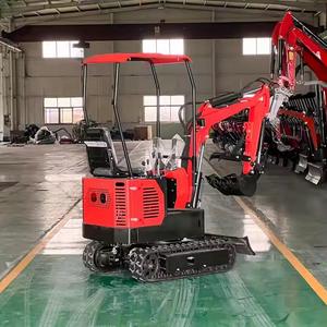 Excavadora de jardín pequeña de fábrica nueva Mini excavadora de orugas de bajo precio 1,5 toneladas lista para enviar entrega rápida compra con oferta al por mayor - Product Image 3