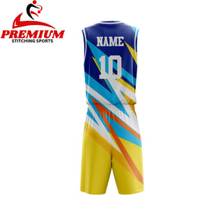 Uniforme de basket-ball de haute qualité au design unique personnalisé pour hommes, vêtements de sport à séchage rapide, uniforme de basket-ball en gros - Product Image 4