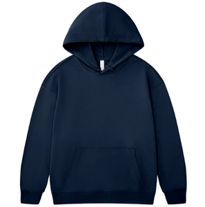 Listo envío Hombres 100% Algodón Sólido Sudadera con capucha Suéter de gran tamaño Suelto XL para otoño OEM/ODM Bienvenido - Product Image 5