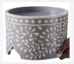 Venta al por mayor Ramadan Eid regalo postre decorativo MOP pastel soporte árabe madera Vintage hecho a mano pastel de cumpleaños soporte servidor bandeja - Product Image 6