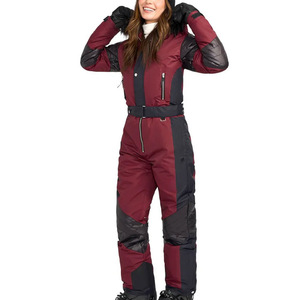 Ropa de esquí para mujer, una pieza, nuevo, grueso, doble tabla, traje de esquí de una pieza para adultos - Product Image 1