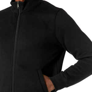 Chaqueta de yoga gruesa de alta calidad OEM, Chaquetas deportivas informales de Invierno para mujer con cuello alto y cremallera completa - Product Image 3