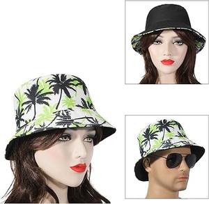 Chapeau Bob Unisexe Été Dernier Cri Motif Arrondi Floral Sublimé Pour Voyages Chapeaux Bob Prix de Gros Fabriqué au Pakistan - Product Image 5