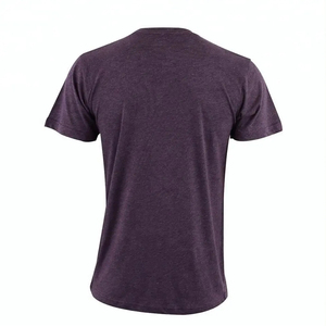 T-shirt en coton avec logo personnalisé pour hommes, manches courtes, couleur unie rouge, t-shirts avec logo personnalisé pour hommes - Product Image 4
