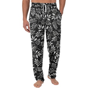 2025 nouveau pantalon pour hommes de haute qualité avec taille moyenne élastique personnalisé imprimé Streetwear conception en gros coton Polyester pantalon - Product Image 4
