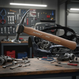 Marteau à tête ronde et courbée pour carrosserie automobile Hazet - Product Image 3