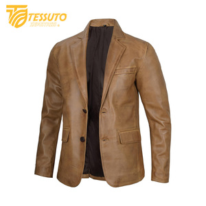 Chaqueta de Cuero de Invierno para Hombre, Hecha a Medida al por Mayor, Cuello Alto, Impermeable, Transpirable, Color Personalizado, Estilo Formal de Alta Calidad - Product Image 2