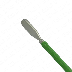 Pousse-cuticules professionnel en acier inoxydable vert OEM, logo personnalisé, haute qualité, outil de manucure, pédicure, soin des ongles, beauté - Product Image 3