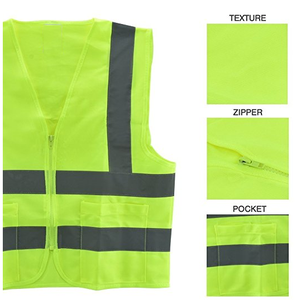 เสื้อกั๊กนิรภัย Hi-Vis มาใหม่2025สะท้อนแสงสำหรับงานก่อสร้าง - Product Image 4