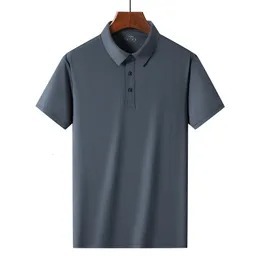 T-shirts de golf vierges en coton de haute qualité pour hommes, polo décontracté à manches courtes avec logo brodé - Product Image 5