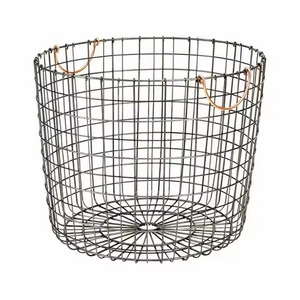 Panier de rangement en fil métallique décoratif de luxe organisateur élégant de qualité supérieure pour la maison cuisine salle à manger ménage rustique - Product Image 4