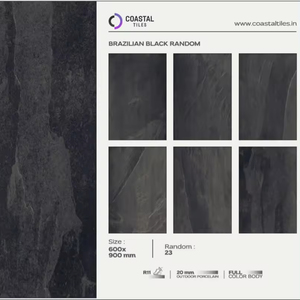 AAA+ Grade Quality 600x900 <b>Outdoor</b> Porcelain Tiles R11 Antiskid Surface Modern Cementino Grey Firebrick 600x600/600x1200 Sizes - Product Image 1