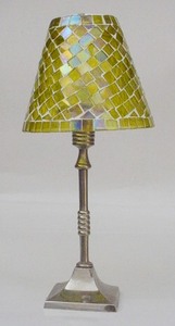 Hot Sale Farmhouse Design Iron Table Lamp <b>Black</b> Stone <b>Shade</b> Customized Color LED Warm White Home Decor - Product Image 5
