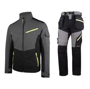 กางเกงและเสื้อชุดทำงานผ้าโพลีคอตตอนดีไซน์ใหม่ล่าสุด สีตามสั่ง - Product Image 1