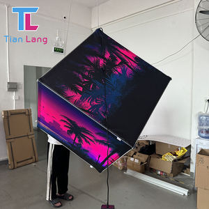 Paredes de exhibición comerciales iluminadas impresas en LED portátiles personalizables - Product Image 1
