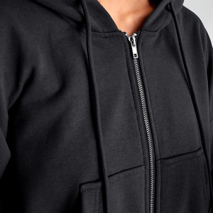 Sweat à capuche court pour femme, tendance, hiver, épais, thermique, léger, en polaire non doublé, respirant, en coton, tricoté en 2026 - Product Image 4