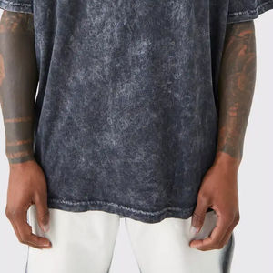 เสื้อยืดผ้าฝ้ายวินเทจซักได้ไซส์ใหญ่พิเศษระบายอากาศได้ดี - Product Image 5