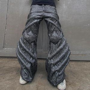 กางเกงพัฟเฟอร์ทรงหลวม สไตล์ยูนิเซ็กซ์ สีพื้น ปรับแต่งสีได้ MOQ ต่ำ ขายดี ปี 2026 เหมาะสำหรับกิจกรรมกลางแจ้ง สวมใส่สบาย - Product Image 1