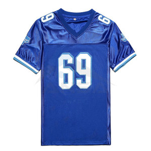 Ventes en gros Nouveauté Maillot de football américain en maille respirante à séchage rapide pour l'été Coupe ample Top vendeur Vêtement de sport léger et respirant - Product Image 1