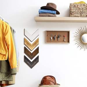 4 pièces Décoration murale rustique en forme de flèche, décoration murale en bois Chevron en bois Chevron Signe décoratif en bois en forme de flèche - Product Image 6