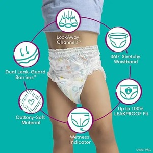 Pampers Cruiser 360ผ้าอ้อมขนาด4, 21นับ (เลือกขนาดสำหรับตัวเลือกเพิ่มเติม) - Product Image 2