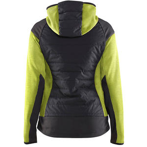 Veste matelassée d'hiver à contraste de couleur personnalisée, veste décontractée en patchwork, veste gonflante, veste softshell pour homme - Product Image 2