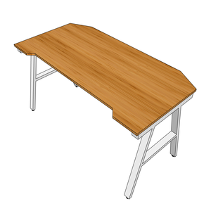 Escritorio para Juegos GBamboo GB38004-70x140cm en Forma de A con Patas Extensibles de Madera y Plástico con Superficie de MDF y Melamina - Product Image 5