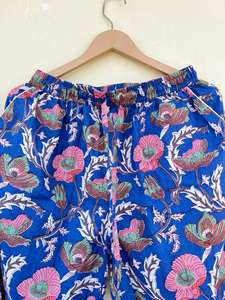 Ropa de dormir India hecha a mano de algodón 100% en elegante estampado floral estilo casual de lujo para vacaciones de otoño Primavera Verano suministro ODM - Product Image 4