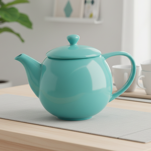 Tetera de Porcelana de Diseño Nórdico de Primera Calidad 3460817-0.6, 600 ml, Compacta para su Uso - Product Image 5