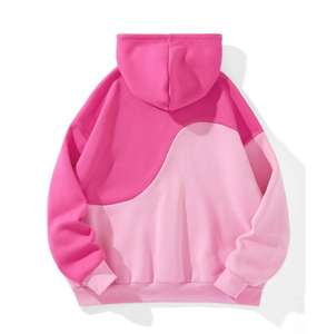 เสื้อสเวตเตอร์มีฮู้ดสำหรับผู้หญิงโอเวอร์ไซส์ผ้าฟลีซผ้าฝ้ายหนาแบบสวมศีรษะเสื้อฮู้ดแฟชั่นสำหรับฤดูหนาว - Product Image 3