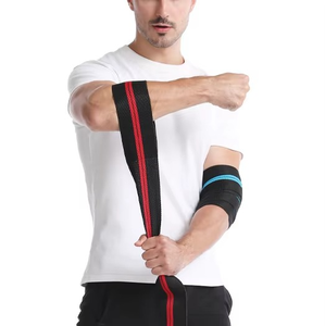 FIRST FITNESS INDUSTRIES Muñequeras Deportivas Personalizadas de Poliéster Ecológico con Correas Ajustables para Gimnasio y Levantamiento de Pesas, Unisex a Rayas - Product Image 3