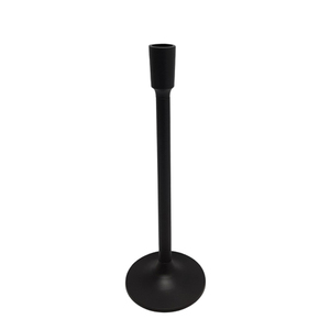 Porte-bougie classique en aluminium noir de grande taille pour Noël pour les décorations de table et de mariage - Product Image 5