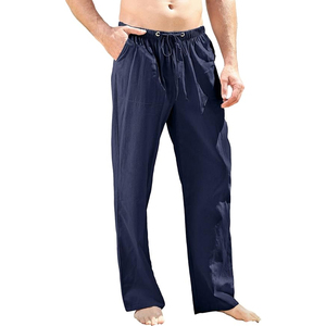 High Quality Custom Men's Summer Sports Cotton <b>Trousers</b> Breathable Canvas for Casual Use Wholesale - Product Image 5