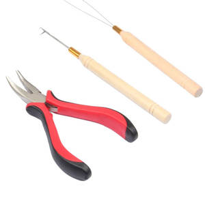 Kit d'outils d'extension de cheveux de fabrication de dernière qualité avec accessoires personnalisés en plusieurs couleurs avec étiquetage de logo personnalisé - Product Image 2
