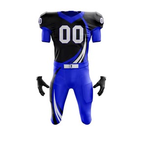 Uniforme de fútbol americano, Jersey transpirable, pantalones cortos, patrón de números, bordado, diseño superior, ropa de equipo de talla grande, buena tarifa y calidad - Product Image 5