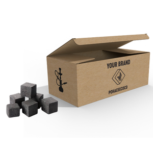 Superventas Premium Shisha carbón de baja ceniza Indonesia hecho en fábrica 100% carbón de cáscara de coco natural OEM Etiqueta Privada - Product Image 1