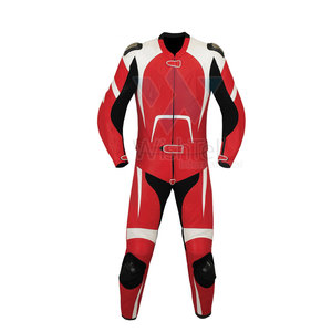 Combinaison de moto en cuir respirant deux pièces au design personnalisé, vêtements de sport de grande taille pour motos et courses automobiles, fabriquée au Pakistan - Product Image 4
